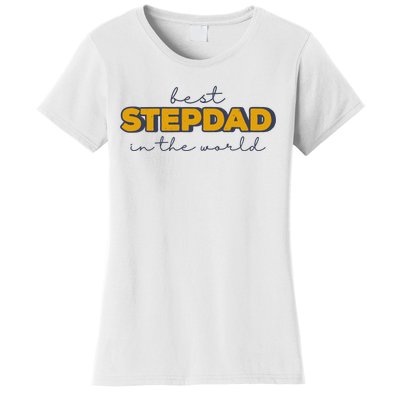 Best Stepdad In The World Fathers Day Women's T-Shirt