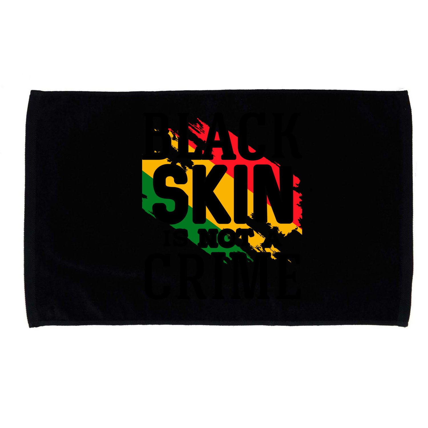 Black Skin Is Not A Crime For Black History Month Gift Microfiber Hand Towel