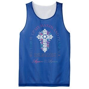 Brandon So I Throw Up My Hands Lake And Praise You Mesh Reversible Basketball Jersey Tank