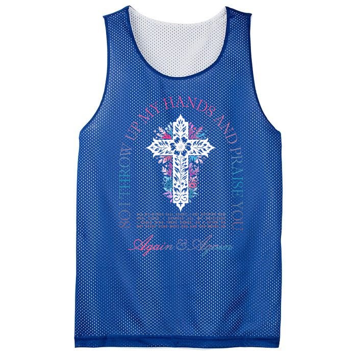 Brandon So I Throw Up My Hands Lake And Praise You Mesh Reversible Basketball Jersey Tank