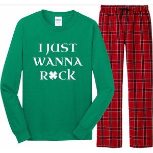 Barstool Sport I Just Wanna Shamrock Long Sleeve Pajama Set