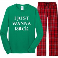 Barstool Sport I Just Wanna Shamrock Long Sleeve Pajama Set