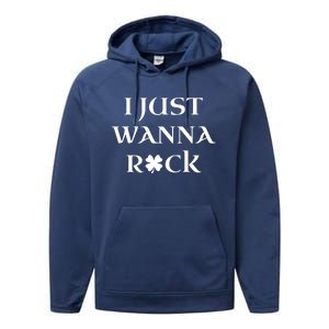 Barstool Sport I Just Wanna Shamrock Performance Fleece Hoodie