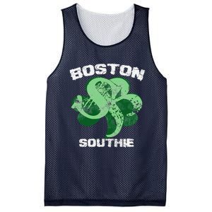 Boston Southie Irish Saint Patrick's Day Distressed Mesh Reversible Basketball Jersey Tank