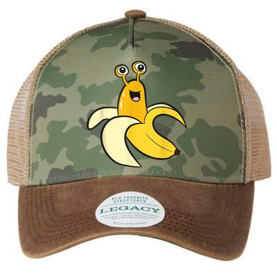 Banana Slug In Banana Funny Banana Slug Legacy Tie Dye Trucker Hat