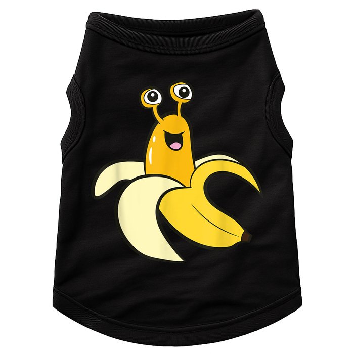 Banana Slug In Banana Funny Banana Slug Doggie Tank
