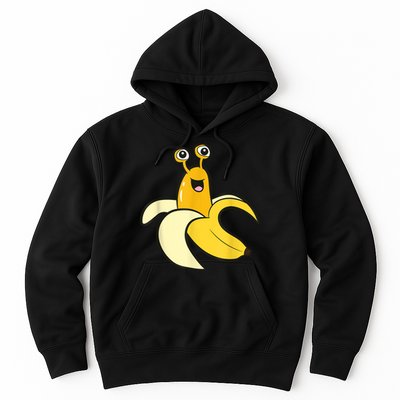 Banana Slug In Banana Funny Banana Slug Hoodie