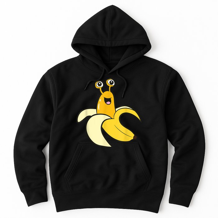 Banana Slug In Banana Funny Banana Slug Hoodie
