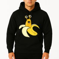 Banana Slug In Banana Funny Banana Slug Hoodie
