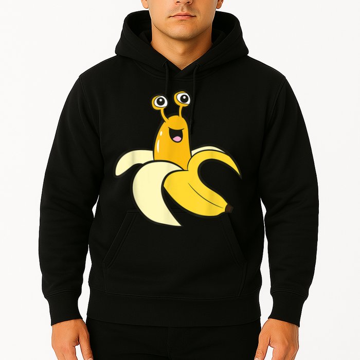 Banana Slug In Banana Funny Banana Slug Hoodie