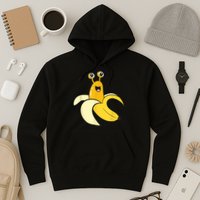 Banana Slug In Banana Funny Banana Slug Hoodie