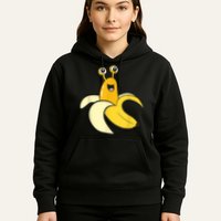 Banana Slug In Banana Funny Banana Slug Hoodie