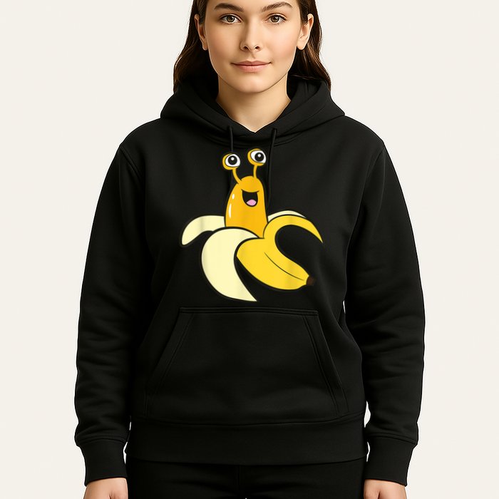 Banana Slug In Banana Funny Banana Slug Hoodie