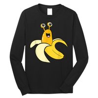 Banana Slug In Banana Funny Banana Slug Long Sleeve Shirt