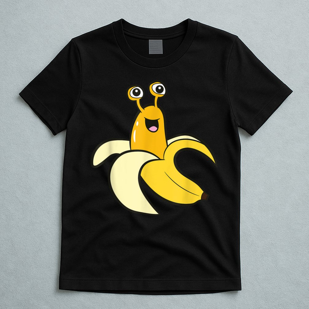 Banana Slug In Banana Funny Banana Slug T-Shirt