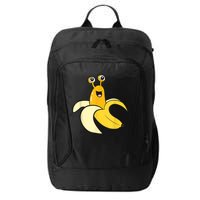 Banana Slug In Banana Funny Banana Slug City Backpack