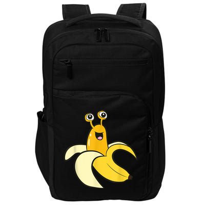 Banana Slug In Banana Funny Banana Slug Impact Tech Backpack