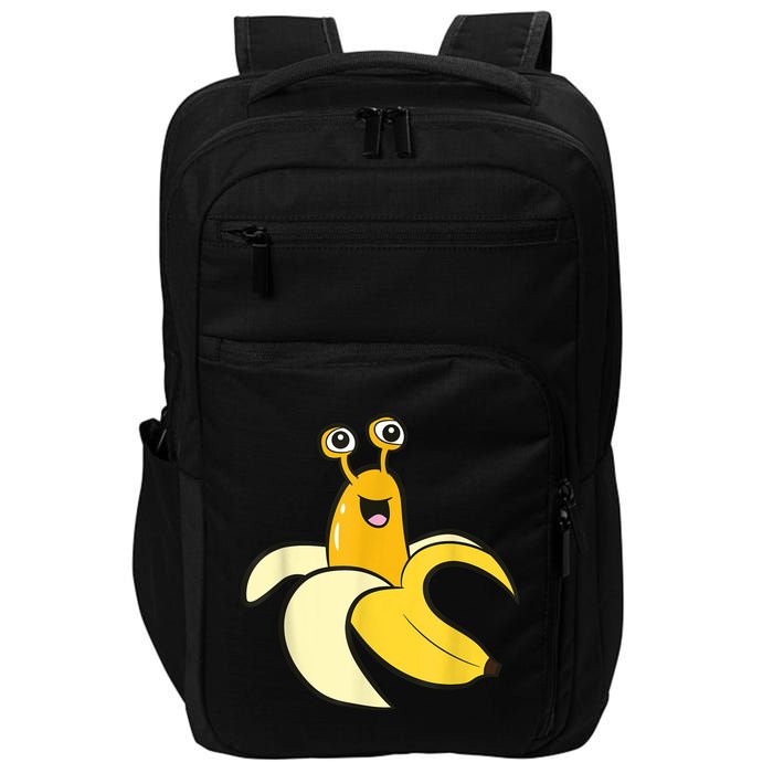 Banana Slug In Banana Funny Banana Slug Impact Tech Backpack