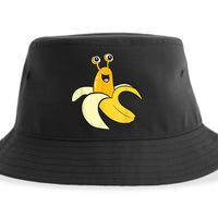 Banana Slug In Banana Funny Banana Slug Sustainable Bucket Hat