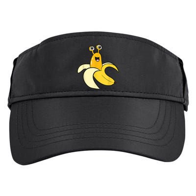 Banana Slug In Banana Funny Banana Slug Adult Drive Performance Visor
