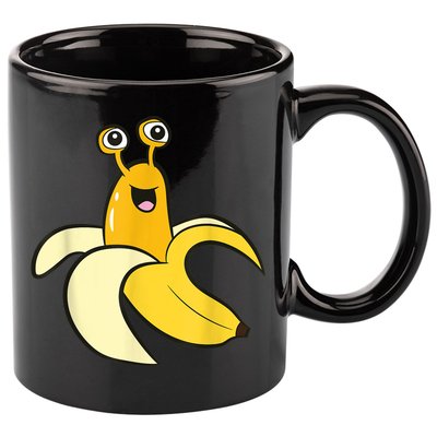 Banana Slug In Banana Funny Banana Slug 11oz C Handle Ceramic Mug