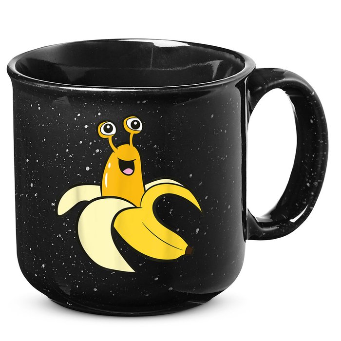 Banana Slug In Banana Funny Banana Slug 15oz Campfire Ceramic Mug