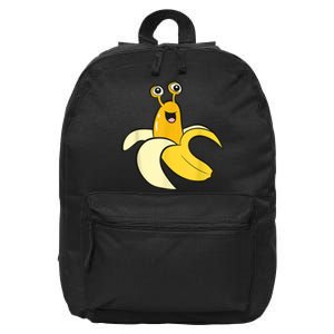 Banana Slug In Banana Funny Banana Slug 16 in Basic Backpack