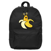 Banana Slug In Banana Funny Banana Slug 16 in Basic Backpack