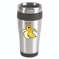 Banana Slug In Banana Funny Banana Slug 16oz Travel Tumbler