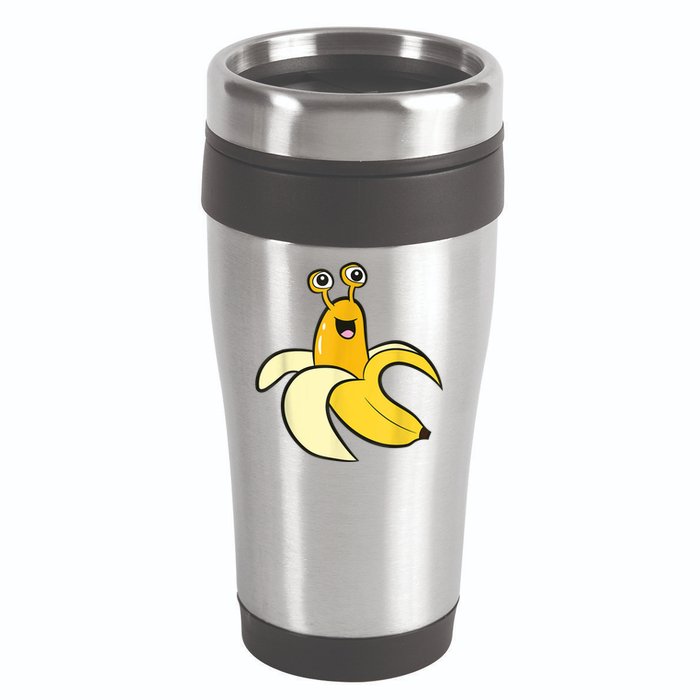 Banana Slug In Banana Funny Banana Slug 16oz Travel Tumbler