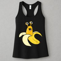Banana Slug In Banana Funny Banana Slug Womens Tank Top