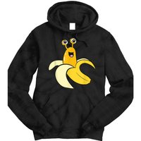 Banana Slug In Banana Funny Banana Slug Tie Dye Hoodie