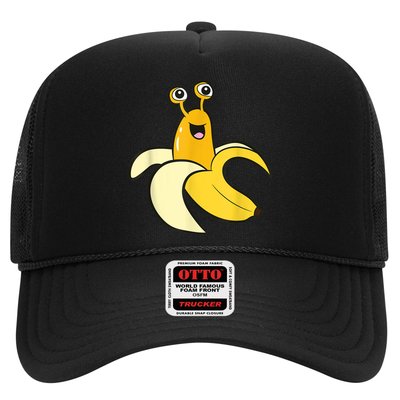 Banana Slug In Banana Funny Banana Slug Trucker Hat