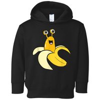 Banana Slug In Banana Funny Banana Slug Toddler Hoodie