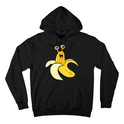 Banana Slug In Banana Funny Banana Slug Tall Hoodie