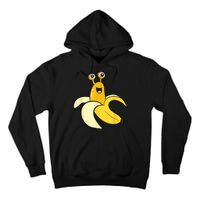 Banana Slug In Banana Funny Banana Slug Tall Hoodie