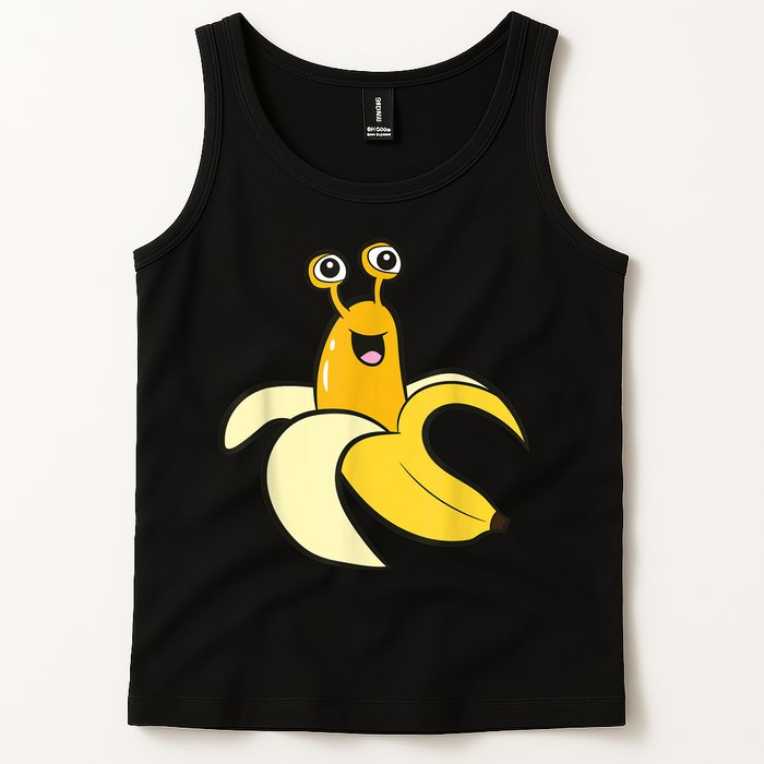 Banana Slug In Banana Funny Banana Slug Tank Top