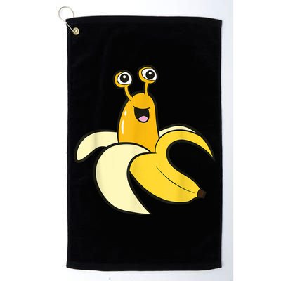 Banana Slug In Banana Funny Banana Slug Golf Towel