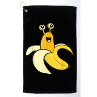 Banana Slug In Banana Funny Banana Slug Golf Towel