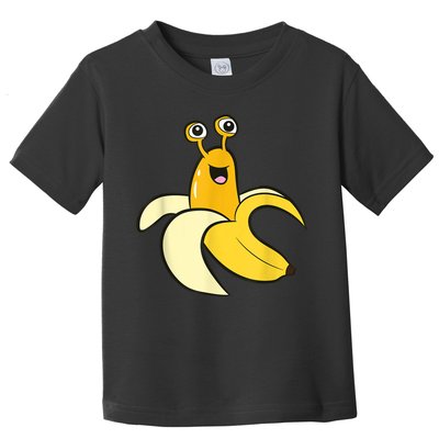 Banana Slug In Banana Funny Banana Slug Toddler T-Shirt
