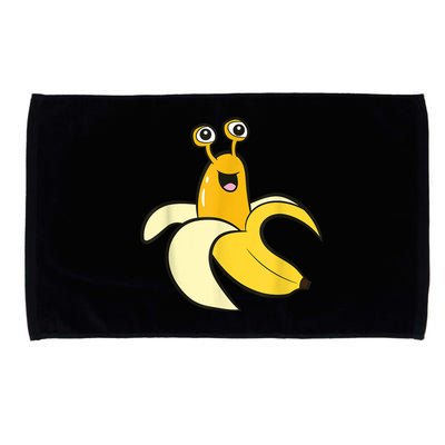 Banana Slug In Banana Funny Banana Slug Microfiber Hand Towel