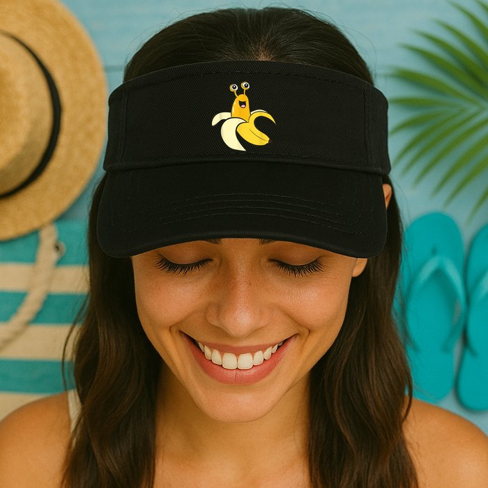 Banana Slug In Banana Funny Banana Slug Visor