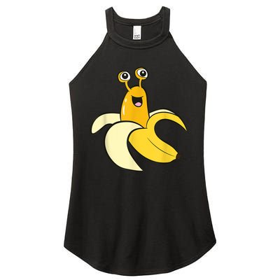 Banana Slug In Banana Funny Banana Slug Women's Perfect Tri Rocker Tank