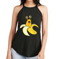 Banana Slug In Banana Funny Banana Slug Women's Perfect Tri Rocker Tank