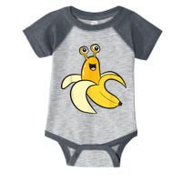 Banana Slug In Banana Funny Banana Slug Infant Baby Jersey Bodysuit
