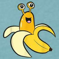 Banana Slug In Banana Funny Banana Slug Sueded Cloud Jersey T-Shirt