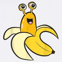 Banana Slug In Banana Funny Banana Slug Garment-Dyed Sweatshirt