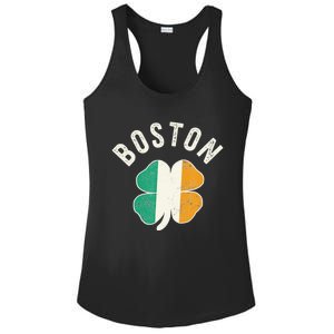 Boston Shamrock Irish St PatrickS Day Celtic Ladies PosiCharge Competitor Racerback Tank