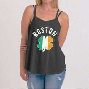 Boston Shamrock Irish St PatrickS Day Celtic Women's Strappy Tank