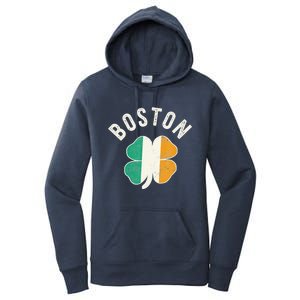 Boston Shamrock Irish St PatrickS Day Celtic Women's Pullover Hoodie